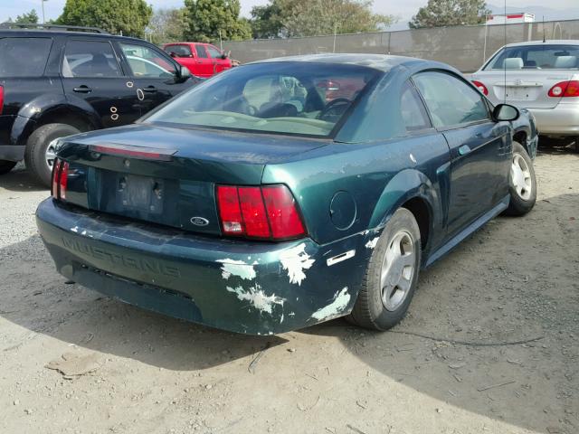 1FAFP4040YF256539 - 2000 FORD MUSTANG GREEN photo 4