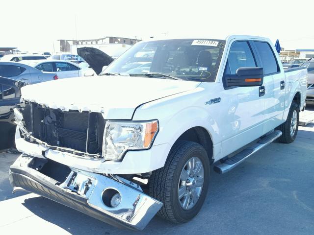 1FTEW1C84AFB88032 - 2010 FORD F150 SUPER WHITE photo 2