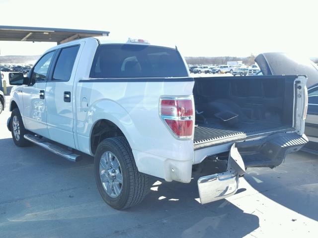 1FTEW1C84AFB88032 - 2010 FORD F150 SUPER WHITE photo 3