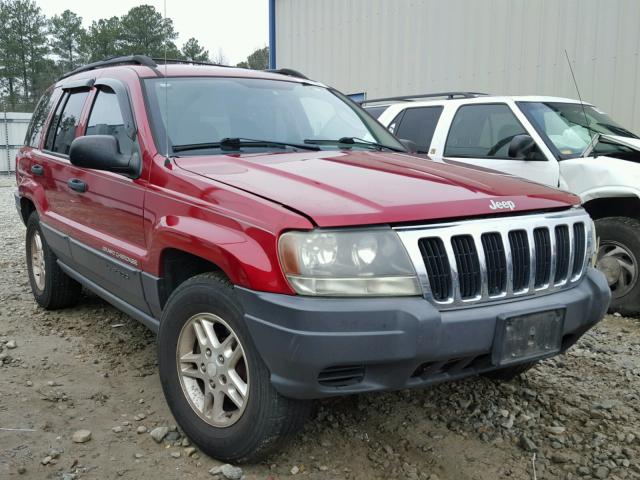 1J4GX48S83C591103 - 2003 JEEP GRAND CHER RED photo 1