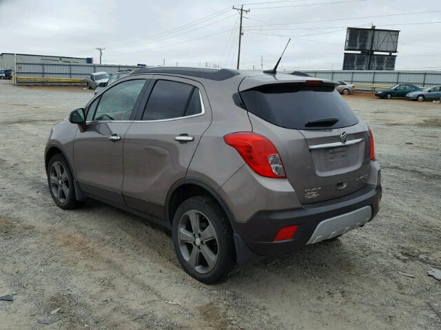 KL4CJHSB5DB145885 - 2013 BUICK ENCORE PRE TAN photo 3