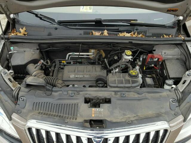 KL4CJHSB5DB145885 - 2013 BUICK ENCORE PRE TAN photo 7