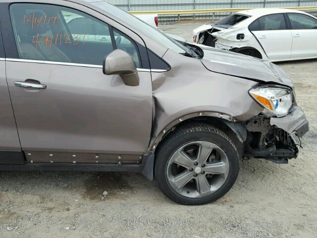 KL4CJHSB5DB145885 - 2013 BUICK ENCORE PRE TAN photo 9