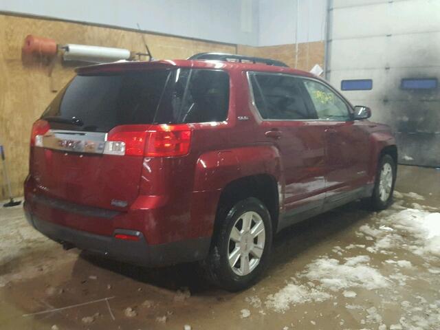 2GKALSEK3C6324433 - 2012 GMC TERRAIN SL RED photo 4