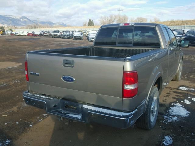 1FTPX12574NA66093 - 2004 FORD F150 BROWN photo 4