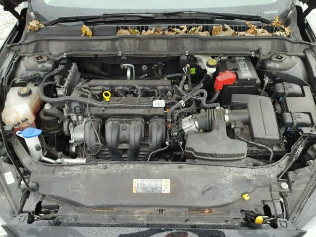 1FA6P0H70G5112047 - 2016 FORD FUSION SE BLACK photo 7