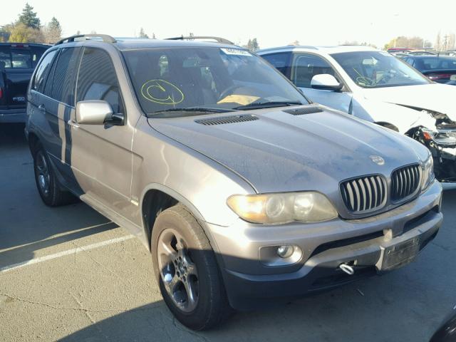 5UXFB53564LV06833 - 2004 BMW X5 4.4I GRAY photo 1