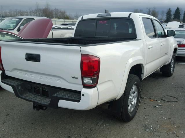 3TMCZ5AN3GM011298 - 2016 TOYOTA TACOMA DOU WHITE photo 4