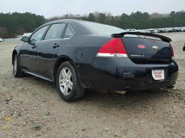 2G1WG5E39C1302281 - 2012 CHEVROLET IMPALA LT BLACK photo 3