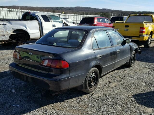 1NXBR12E9YZ331186 - 2000 TOYOTA COROLLA VE BLACK photo 4