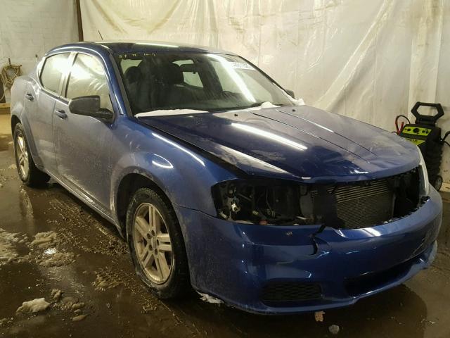 1C3CDZCB4CN148361 - 2012 DODGE AVENGER SX BLUE photo 1