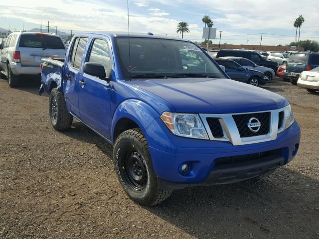 1N6AD0ERXFN768576 - 2015 NISSAN FRONTIER S BLUE photo 1