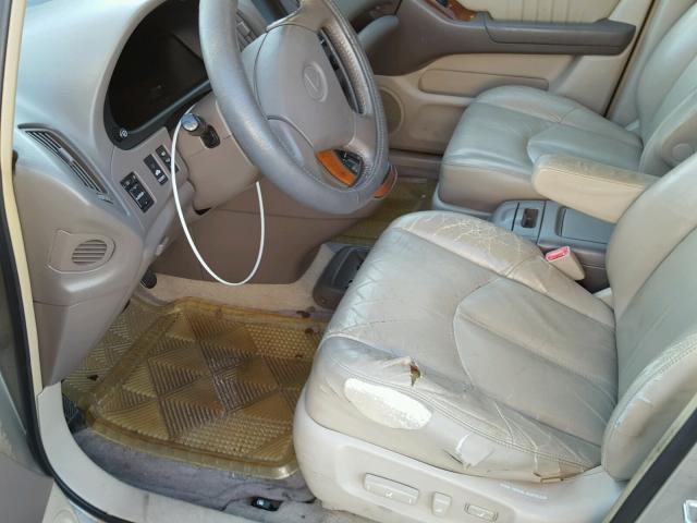 JT6GF10U8X0042083 - 1999 LEXUS RX 300 BEIGE photo 5