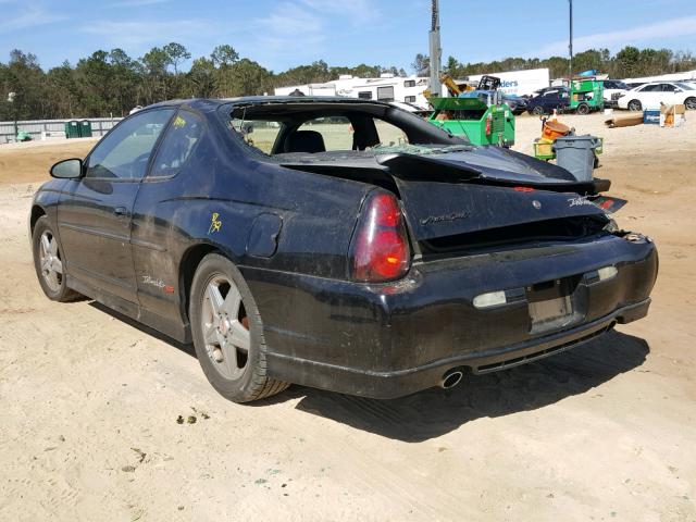 2G1WZ151X49323368 - 2004 CHEVROLET MONTE CARL შავი ფოტო 3