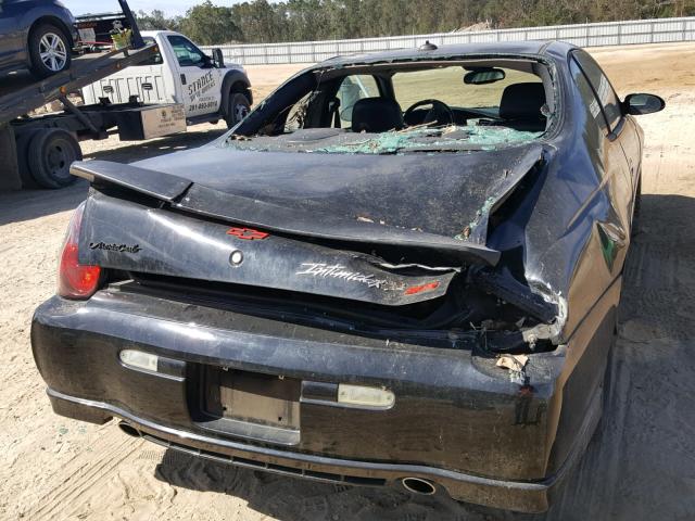 2G1WZ151X49323368 - 2004 CHEVROLET MONTE CARL შავი ფოტო 9