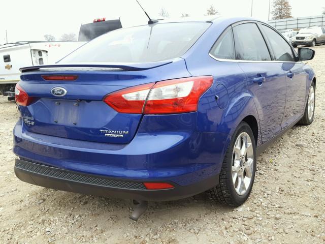 1FADP3J26EL234718 - 2014 FORD FOCUS TITA BLUE photo 4