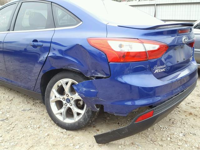 1FADP3J26EL234718 - 2014 FORD FOCUS TITA BLUE photo 9