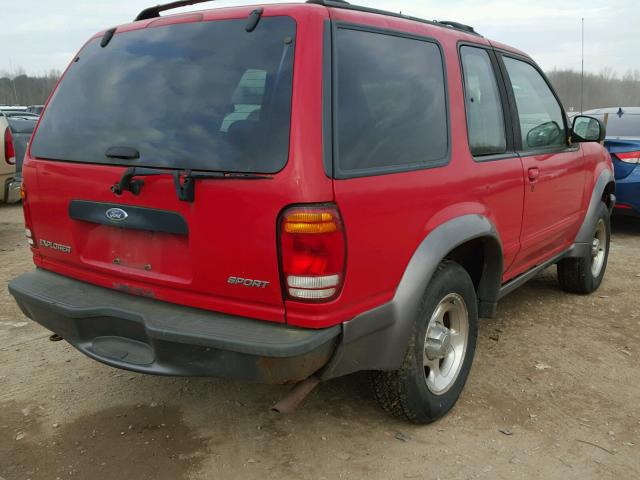 1FMYU24XXWUB96388 - 1998 FORD EXPLORER RED photo 4