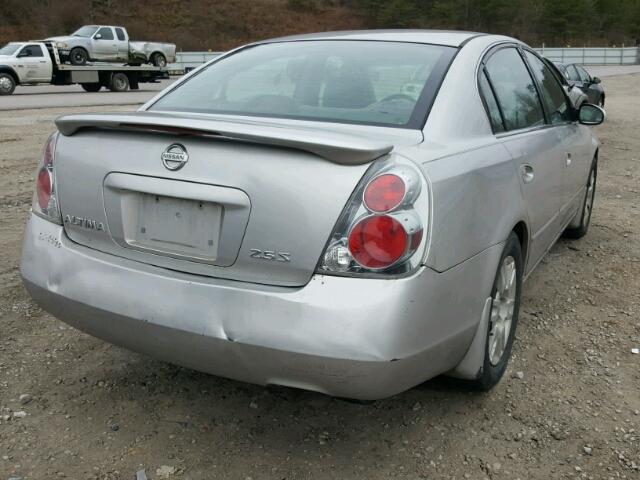 1N4AL11D75C233677 - 2005 NISSAN ALTIMA S SILVER photo 4