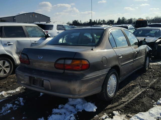 1G1ND52J716114324 - 2001 CHEVROLET MALIBU BROWN photo 4