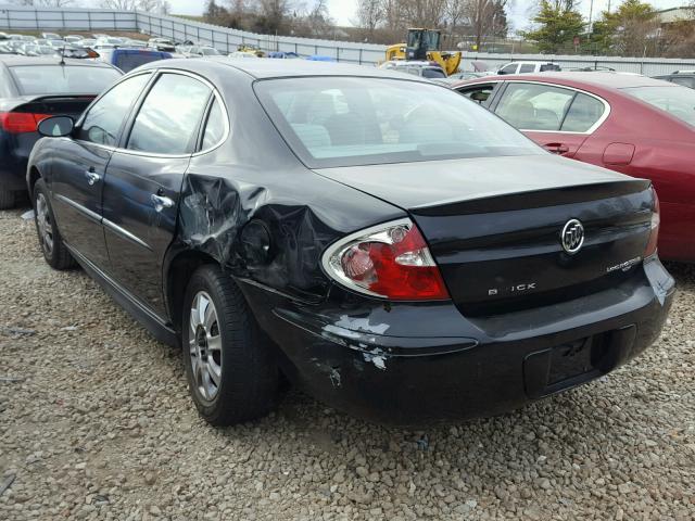 2G4WC582061106509 - 2006 BUICK LACROSSE C BLACK photo 3