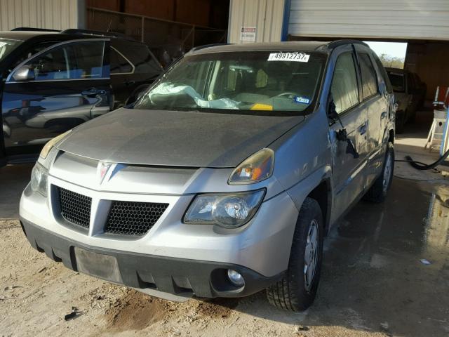 3G7DB03E94S566741 - 2004 PONTIAC AZTEK SILVER photo 2