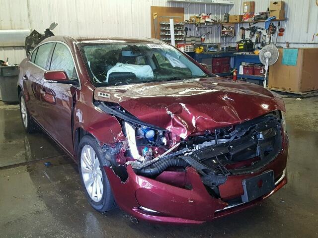 1G4GB5G3XEF218047 - 2014 BUICK LACROSSE MAROON photo 1