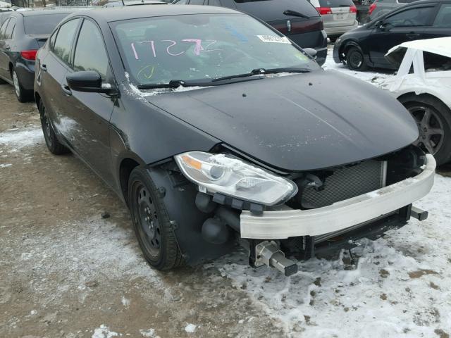 1C3CDFAH7DD317415 - 2013 DODGE DART SE BLACK photo 1