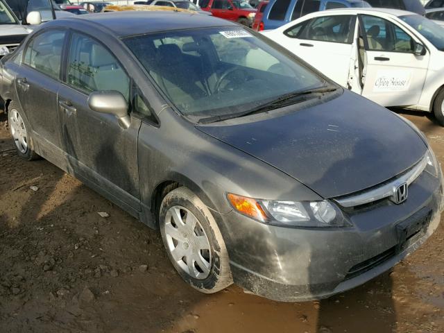 2HGFA16528H524971 - 2008 HONDA CIVIC LX GRAY photo 1