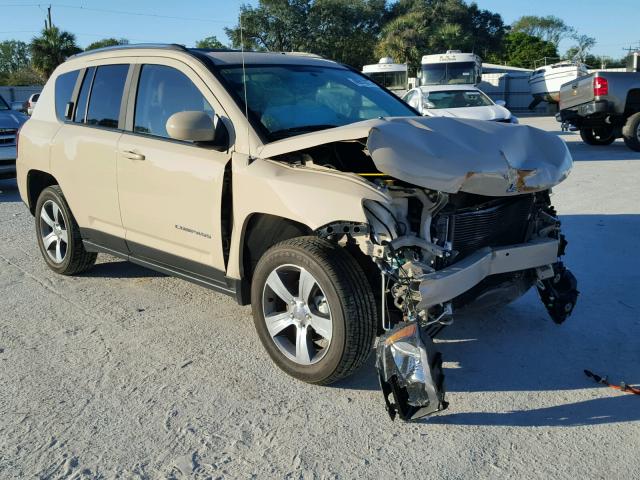 1C4NJCEA0GD789971 - 2016 JEEP COMPASS LA BROWN photo 1