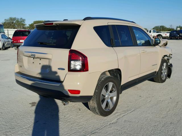 1C4NJCEA0GD789971 - 2016 JEEP COMPASS LA BROWN photo 4