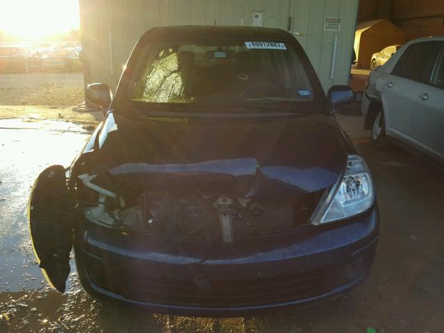 3N1BC1CP4CK267186 - 2012 NISSAN VERSA S BLUE photo 9