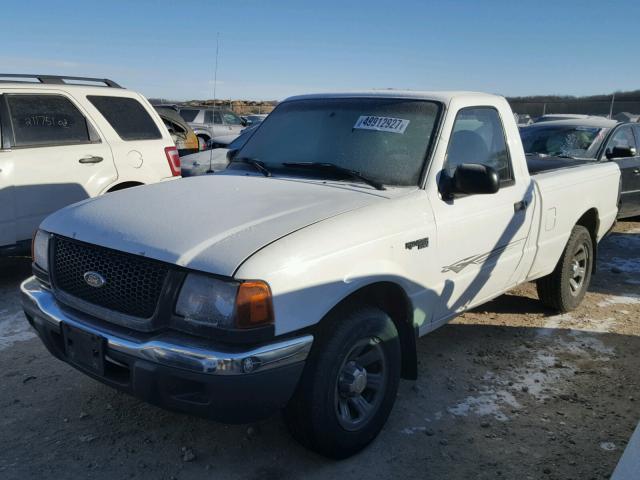 1FTYR10C71PA65350 - 2001 FORD RANGER WHITE photo 2