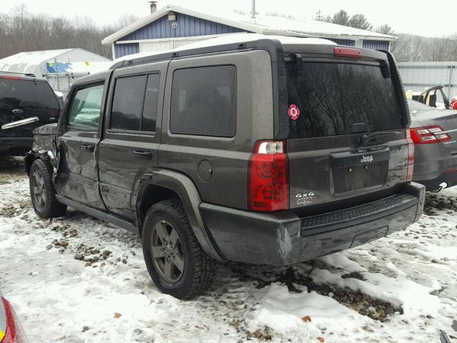 1J8HG48K06C272933 - 2006 JEEP COMMANDER BROWN photo 3