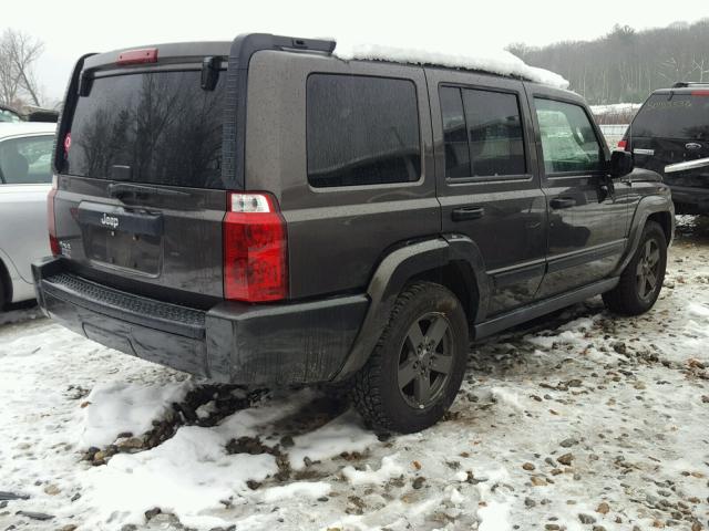 1J8HG48K06C272933 - 2006 JEEP COMMANDER BROWN photo 4