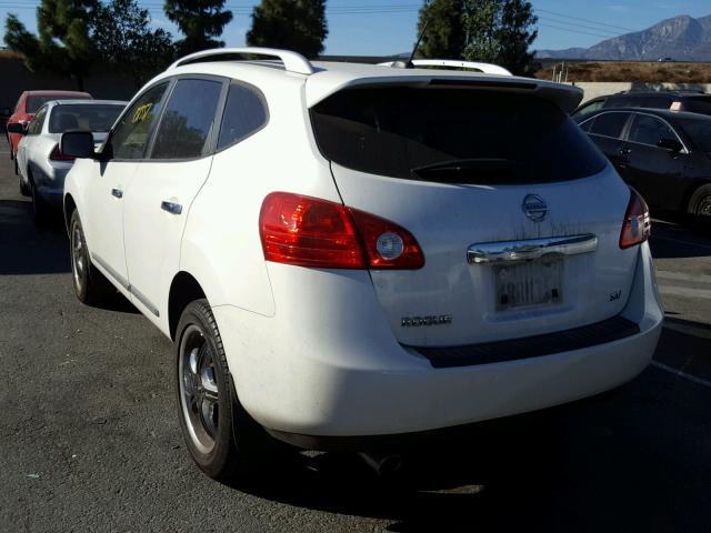 JN8AS5MT6BW172926 - 2011 NISSAN ROGUE S WHITE photo 3