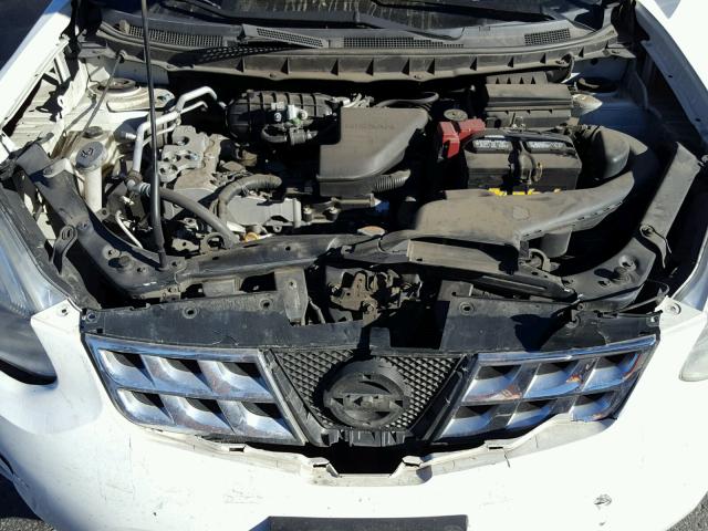 JN8AS5MT6BW172926 - 2011 NISSAN ROGUE S WHITE photo 7