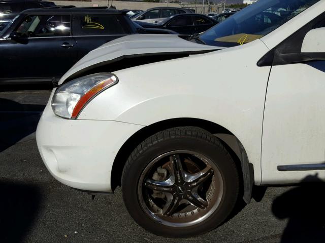 JN8AS5MT6BW172926 - 2011 NISSAN ROGUE S WHITE photo 9