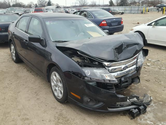 3FAHP0HA2BR158943 - 2011 FORD FUSION SE BLACK photo 1