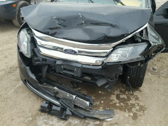 3FAHP0HA2BR158943 - 2011 FORD FUSION SE BLACK photo 7