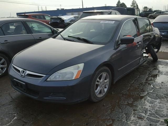 1HGCM56756A049685 - 2006 HONDA ACCORD EX GRAY photo 2