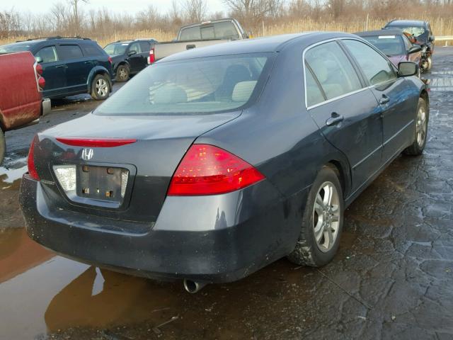 1HGCM56756A049685 - 2006 HONDA ACCORD EX GRAY photo 4