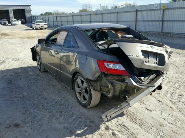 2HGFG12806H547709 - 2006 HONDA CIVIC EX ნაცრისფერი ფოტო 3