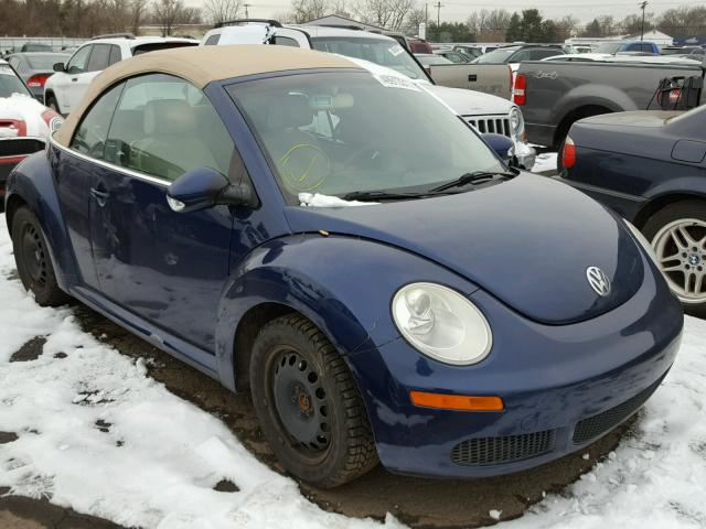 3VWRF31Y76M315828 - 2006 VOLKSWAGEN NEW BEETLE BLUE photo 1