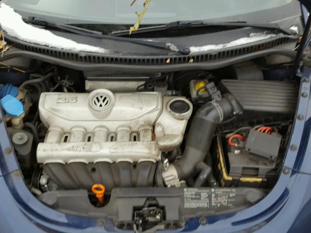 3VWRF31Y76M315828 - 2006 VOLKSWAGEN NEW BEETLE 蓝色 照片 7