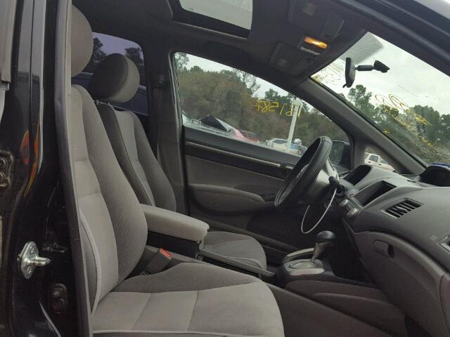 1HGFA16867L086290 - 2007 HONDA CIVIC EX შავი ფოტო 5