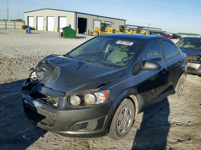 1G1JA5SH4E4232787 - 2014 CHEVROLET SONIC LS BLACK photo 2