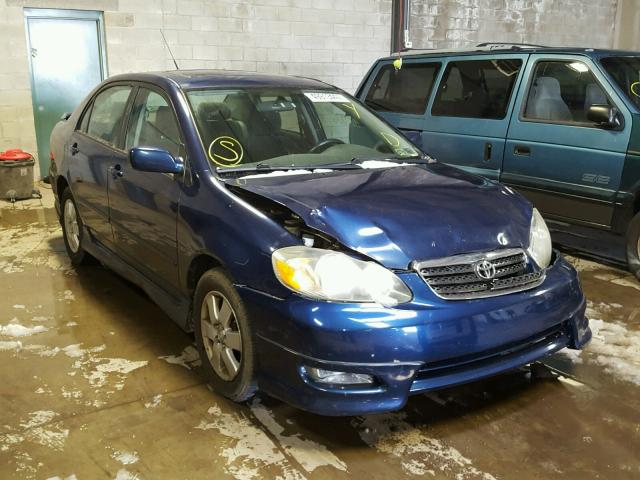 2T1BR30E35C395185 - 2005 TOYOTA COROLLA CE BLUE photo 1