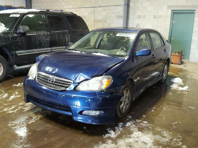 2T1BR30E35C395185 - 2005 TOYOTA COROLLA CE BLUE photo 2