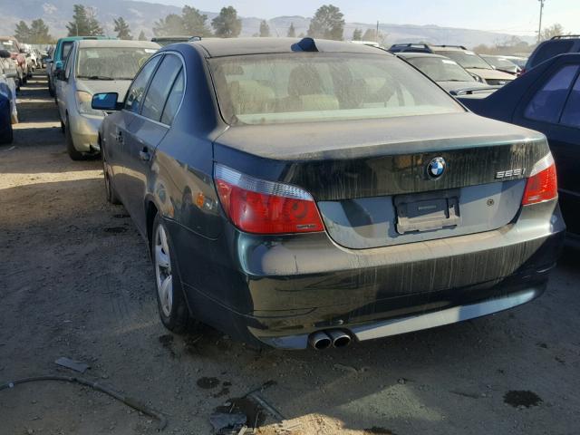 WBANA53525B863172 - 2005 BMW 525 I GREEN photo 3